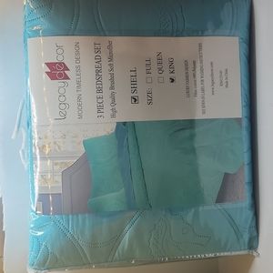 Legacy decor 3 piece bedspread set